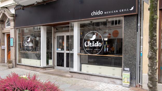 Chido Mexican Grill ligger på Boulevarden 7 i Aalborg. Foto: Lars Pauli <i>Foto: Lars Pauli</i>