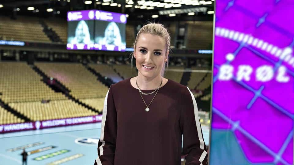 Siden håndboldkarrieren sluttede i 2018 har Lærke Møller blandt andet været håndboldekspert på TV 2. Nu er hun og Thomas Enevoldsen blevet forældre til en lille pige. Arkivfoto: Henning Bagger/Ritzau Scanpix <i>Ritzau Scanpix</i>
