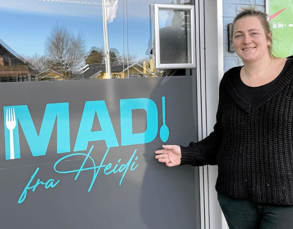 Heidi Andersen har åbnet ”Mad fra Heidi” på Kystvejen 10 i Øster Hurup. Foto: Jesper Bøss