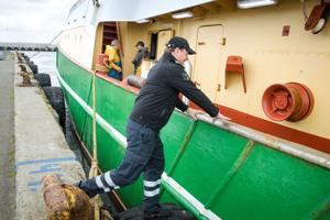 Fiskerikontrollen er gået ombord på hollandsk bomtrawler