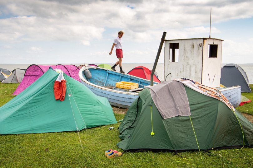 Modsat andre, større festivaler er det også i år muligt for Ejerslev Dreaming at tilbyde gæsterne camping i forbindelse med festivalen. Arkivfoto.