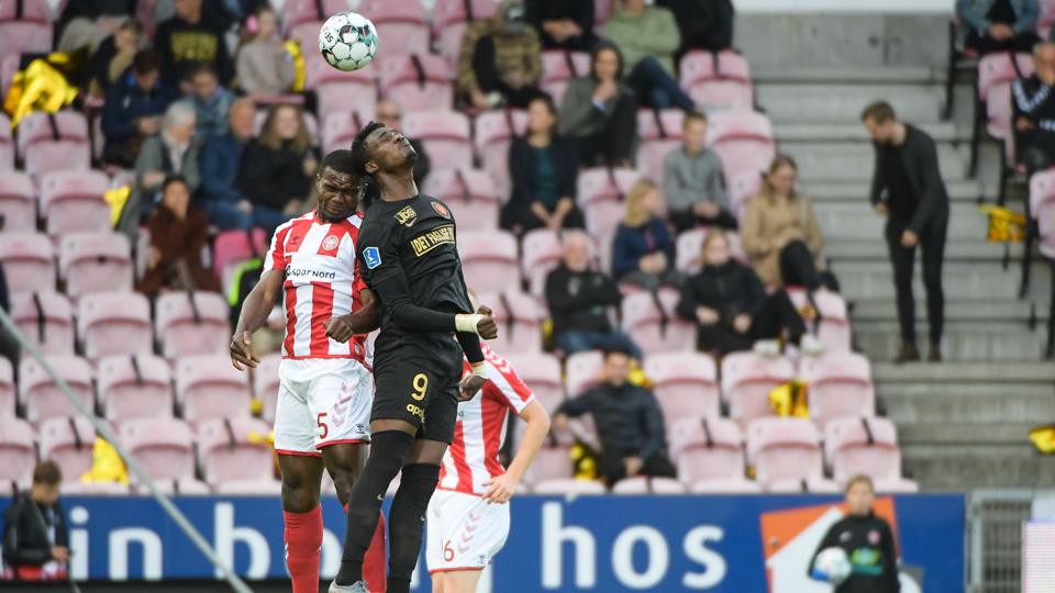 Jores Okore var stærk i Herning. Foto: Bo Lehm <i>Bo Lehm</i>