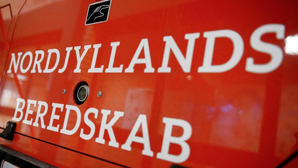 Nordjyllands Beredskab fik hjælp af en brandmand på besøg hos en bekendt. <i>Foto: Nicolas Cho Meier</i>