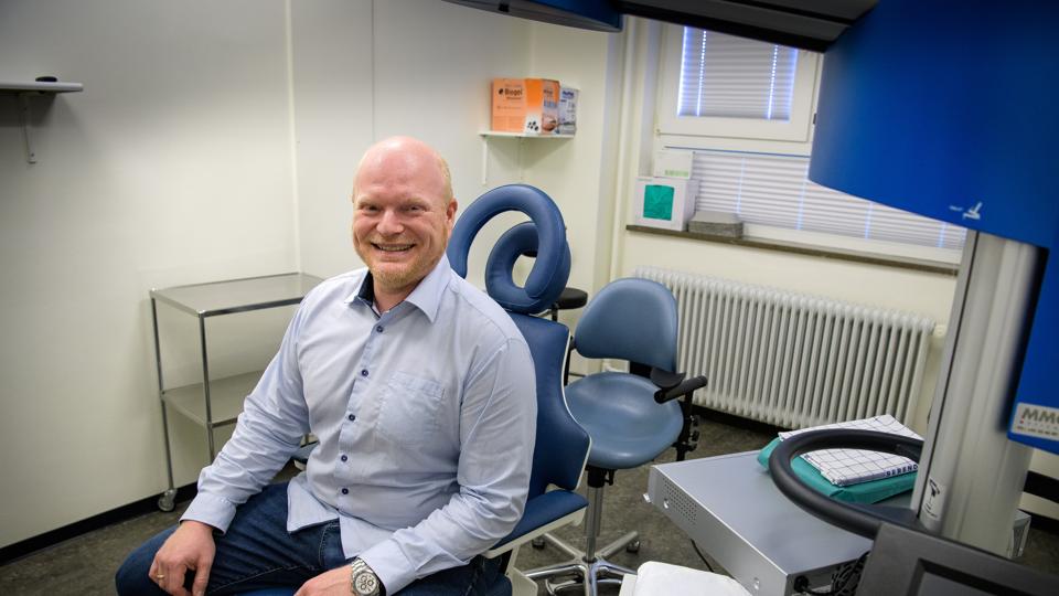 Øjenlæge Kaare Palnum overtog sidste år Kim Frosts klinik i Nykøbing. Arkivfoto: Bo Lehm