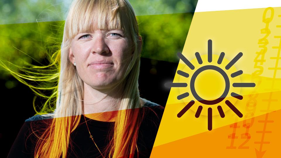 Christina Albæk Jennet tjekker dagligt sine modermærker. Foto: Torben Hansen. Illustration: Christian Made Hagelskjær