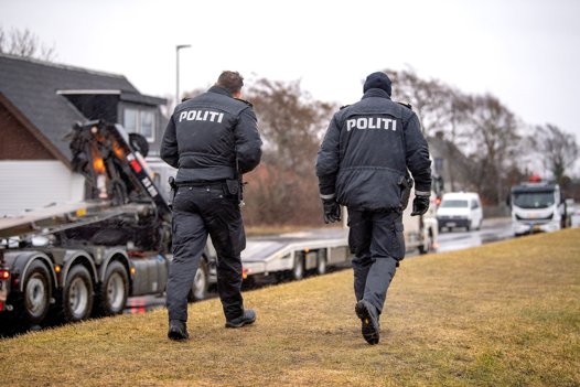 Haastrups ejendom blev i marts ryddet med hjælp fra politiet.