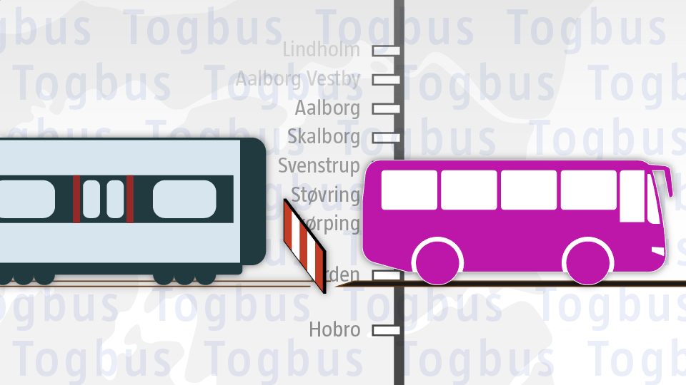 Nu også mellem Hobro og Aalborg: Derfor skal du køre med togbus lige nu