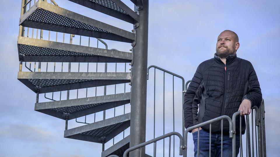 Mads Lybæk brød fuldstændig sammen en aften i februar 2019. Foto: Martin Damgård