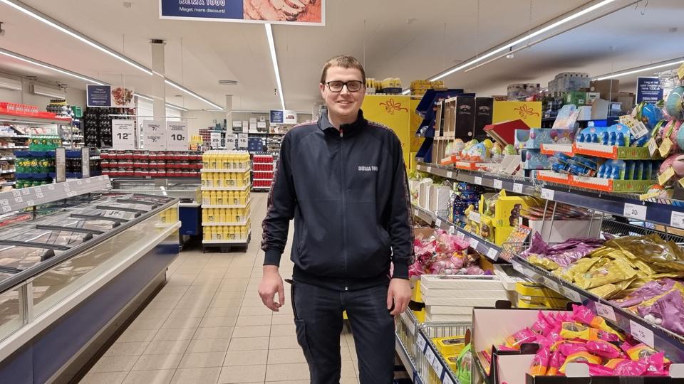 Morten Hansen har haft Rema1000 i Hadsund siden juni. Privatfoto