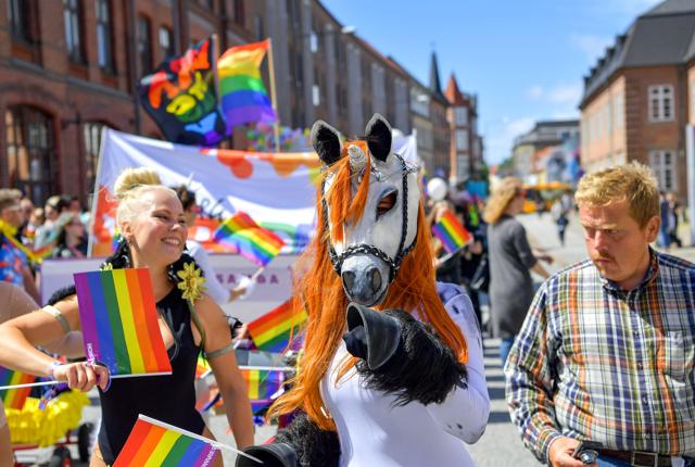 Der bliver ingen parade for mangfoldighed i Aalborg i år - Aalborg Pride er aflyst. Arkivfoto: Jesper Thomasen