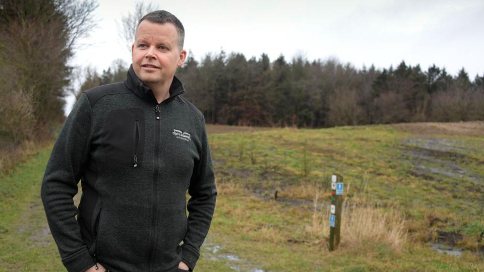 Jens Toft har tidligere ligget i åben strid med Danmarks Naturfredningsforening. Nu har han et nyt projekt i Thise Bakker. Foto: Henrik Louis