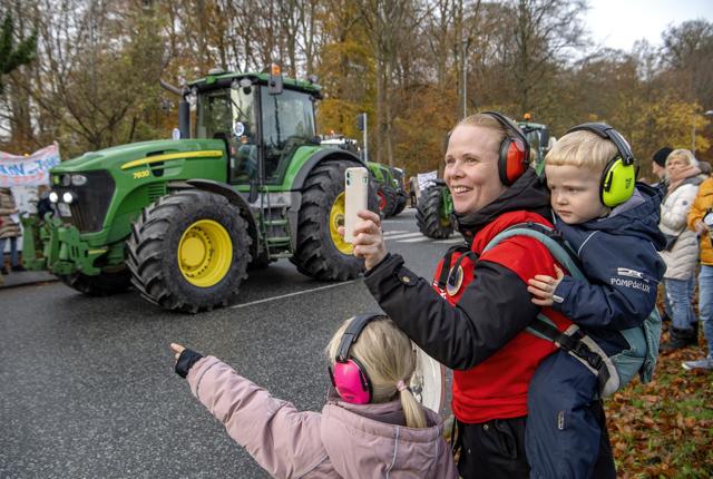 Traktorerne har været brugt tidligere til demonstration i Aalborg. Arkivfoto: Lars Pauli