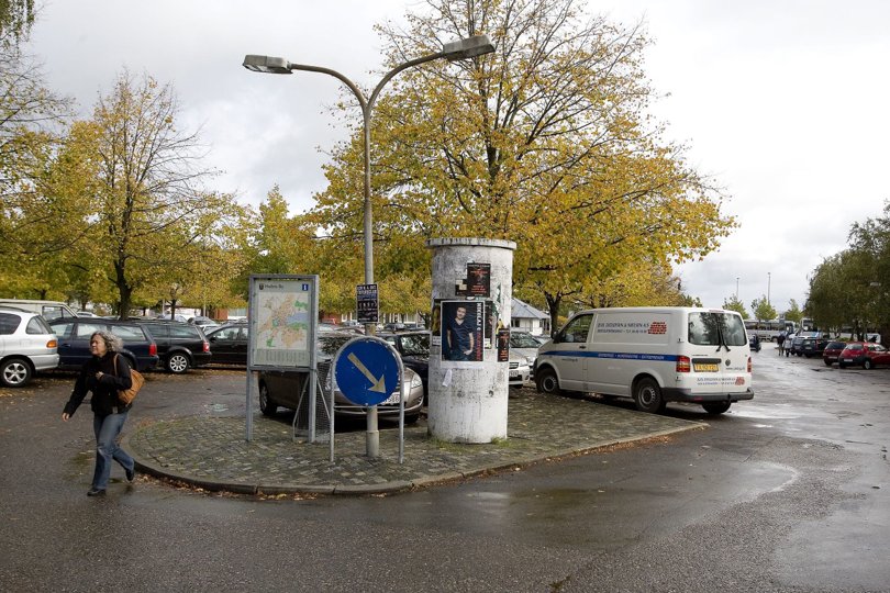 Mariagerfjord Kommune giver Brotorv i Hobro en ansigtsløftning med 37 nye p-pladser, men kommunen må ikke sætte el-ladestandere op. Arkivfoto <i>Pressefotograf Grete Dahl</i>