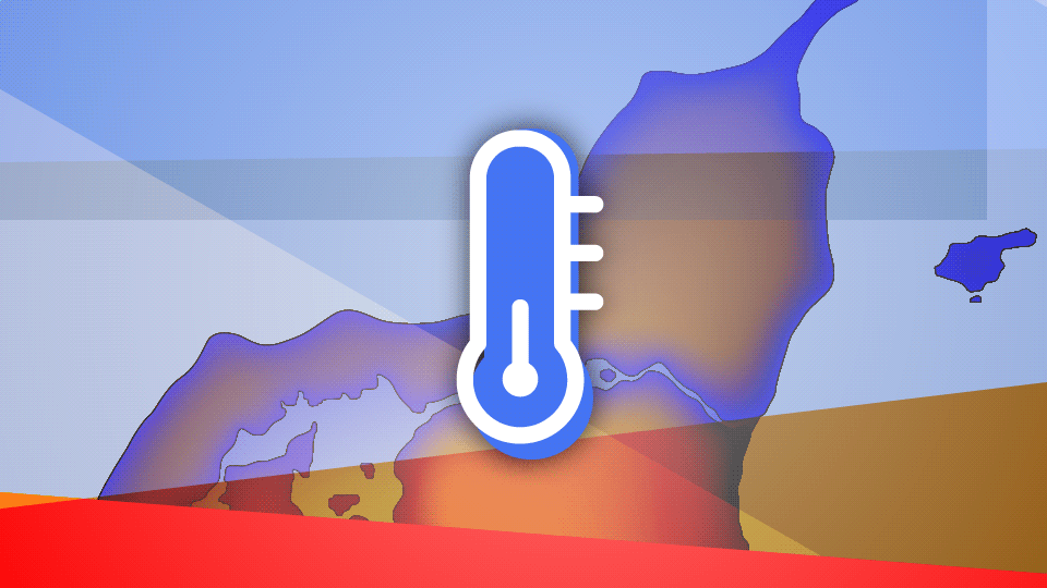 I Nordjylland er vi blandt andet mere påvirket af havets temperatur. Illustration: Christian Made Hagelskjær