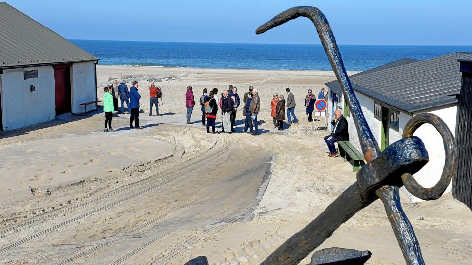 Fiskeriet er en del af miljøet omkring Stenbjerg Landingsplads, og det trækker turister til.Arkivfoto