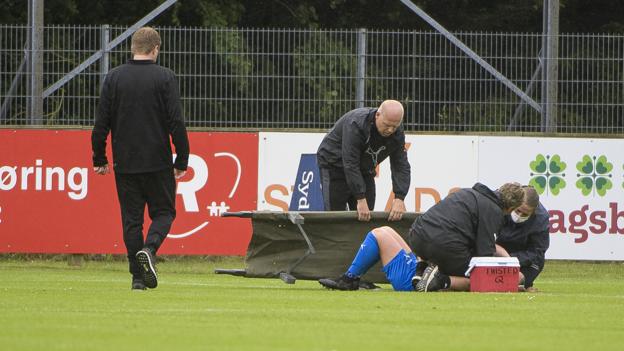 Kvindernes pokalfinale mellem FC Thy-Thisted Q og FCN i fodbold blev lørdag for første gang afvikles i Thisted. Foto: Peter Mørk <i>Peter Mørk</i>