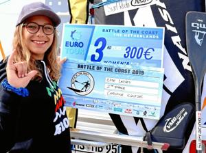 Caroline fra Thisted overraskede professionelle surfere og tog medaljer med hjem