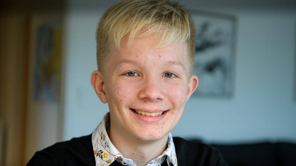 Da Thisted Kommune lukkede ned, valgte 14-årige Kristian Lauridsen at flytte midlertidigt til Herning hos sin dansepartners familie, så han fortsat kunne træne og danse turneringer. Arkivfoto: Bo Lehm