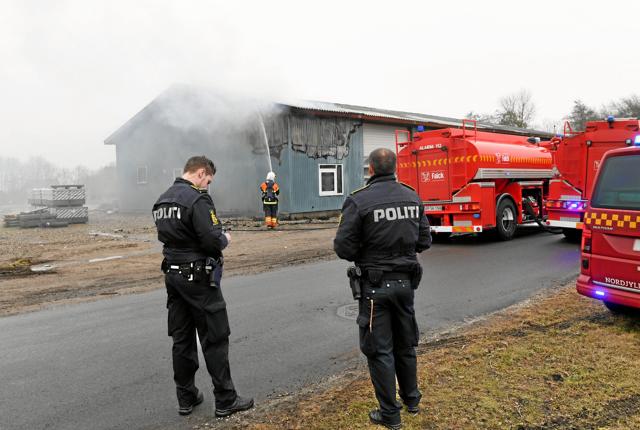 Brandårsagen skal undersøges nærmere. Foto: Jan Pedersen