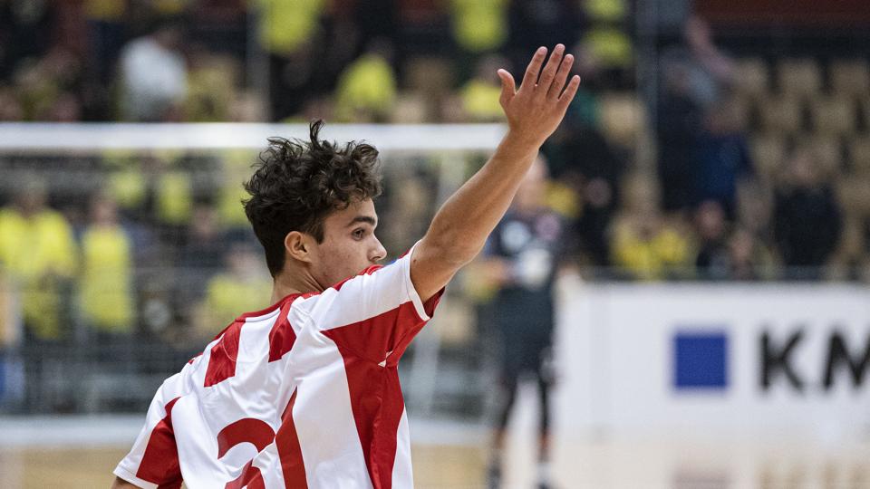 Gabriel Adriano Alves Christensen havde for andet år i træk en stor andel i AaB's triumf. Foto: Claus Fisker/Ritzau Scanpix <i>Ritzau Scanpix</i>