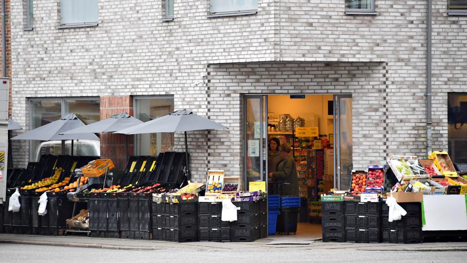 Købmandsbutikken, QB, i Danmarksgade i Aalborg, lukkede i cirka en uge i slutningen af august/starten af september og er nu åben igen med ny ejer. Foto: Claus Søndberg <i>Claus Søndberg</i>