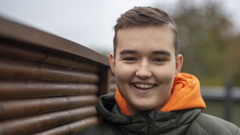 Magnus Stougaard har fået mere farve i kinderne og mere hår på hovedet siden vi besøgte ham i foråret. Foto: Kim Dahl Hansen <i>Foto: Kim Dahl Hansen</i>