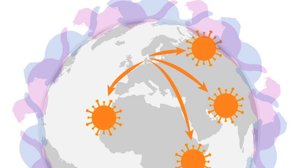 En muteret coronavirus kan være årsag til en helt ny epidemi med udgangspunkt i Nordjylland, frygter forskere. Illustration: Christian Made Hagelskjær