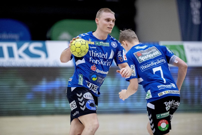 Emil Bergholt gjorde lørdag comeback for Mors-Thy. Arkivfoto: Lars Pauli <i>Foto: Lars Pauli</i>