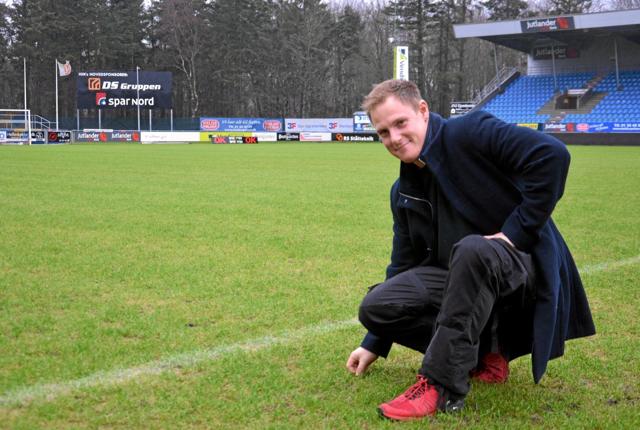 Rasmus Lind, groundsman.  Foto: Jesper Bøss