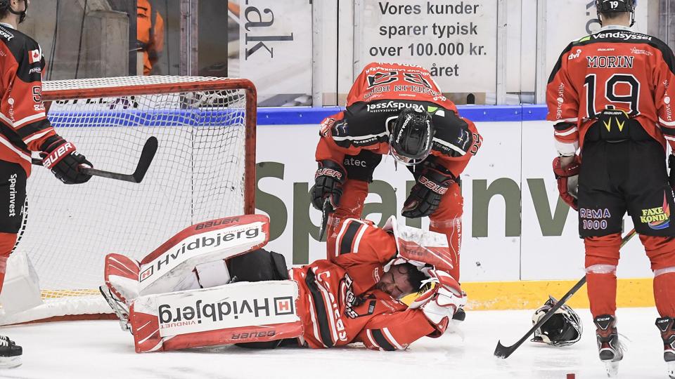 George Sørensen blev skadet i nederlaget til Esbjerg. Foto: Claus Søndberg