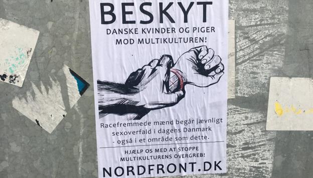 Propaganda opsat i Hobro. Foto: Hanna Hviid
