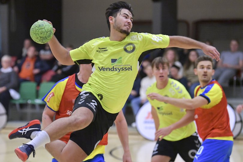 Daniel Holmen scorede syv gange og blev Elitesport Vendsyssels topscorer i Tønder. Arkivfoto: Claus Søndberg