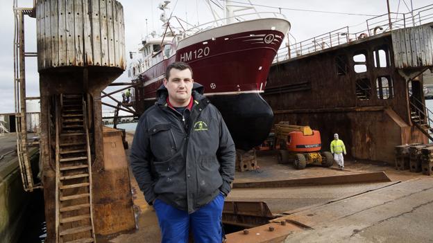 Asger Christiansen er en af de fiskere, der er påvirket af den norske regerings beslutning om at lukke landets farvand for udenlandske fiskebåde. Fiskeren fra Hanstholm lider allerede økonomisk efter brexit-aftalen, der fratog ham 25 procent af hans fiskekvoter. Arkivfoto: Peter Mørk