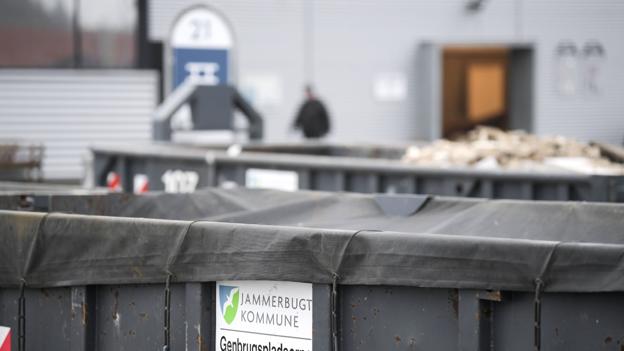 Efter sidste uges hændelse er personalet stoppet med at hjælpe borgerne med at læsse af på genbrugspladserne. Foto: Claus Søndberg