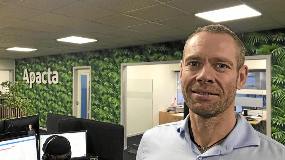 Direktør Anders Kondrup Risager kan glæde sig over den norske kapitalindsprøjtning. Den giver helt nye muligheder for Apacta.