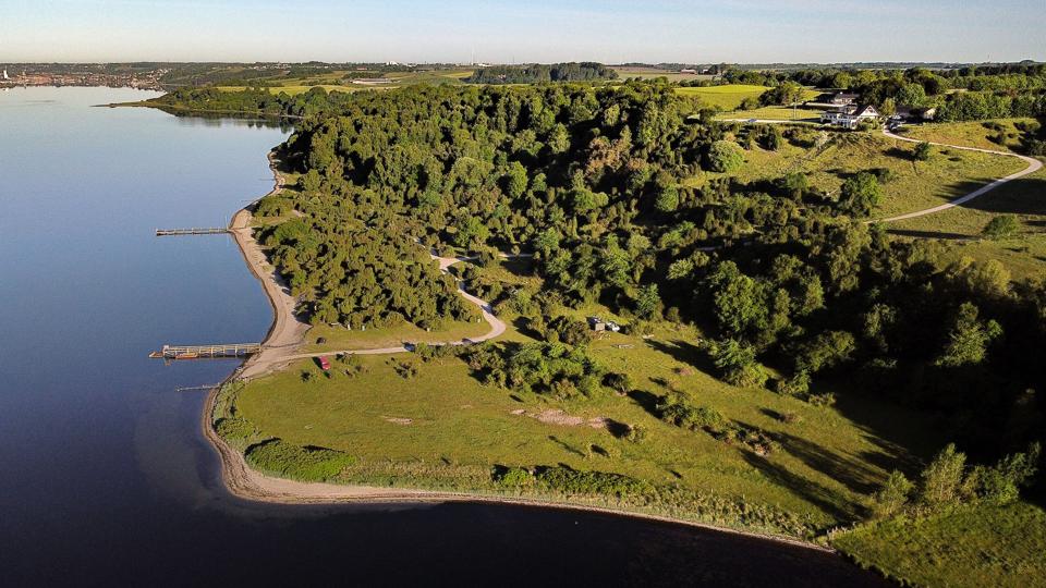 Panoramaruten går mellem Bramslev Bakker og Hobro, og blev i 2020 besøgt af ikke færre end 25.000 mennesker. Nogle af dem havde hund med. Det er o.k., men kun hvis hunden holdes i snor. Arkivfoto: Claus Søndberg