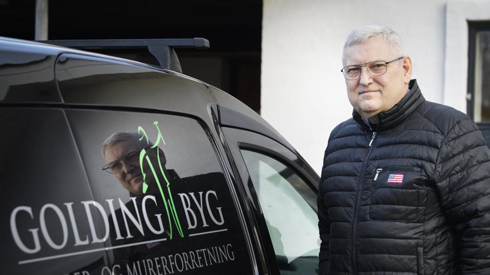 Viceborgmester i Jammerbugt Kommune - og direktør for Golding Byg i Moseby - Jens Christian Golding, vil ikke igen bruge lønkompensation. Foto: Kim Dahl Hansen
