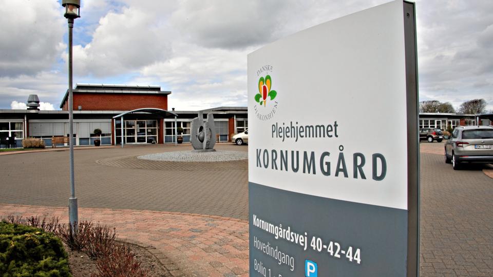 Plejehjemmet Kornumgård i Brønderslev har igen fået en medarbejder testet positiv for covid-19. Arkivfoto: Kurt Bering