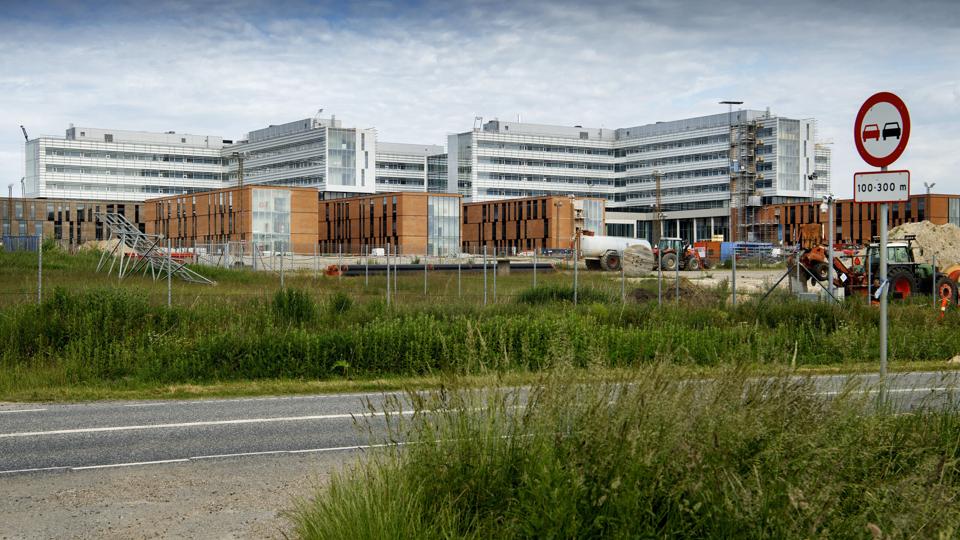 Byggeriet af det nye supersygehus NAU - Nyt Aalborg Universitetshospital - er en kæmpeopgave for regionen. Arkivfoto: Lars Pauli <i>Foto: Lars Pauli</i>