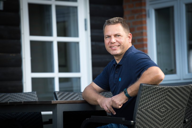- Haludvidelsen er blevet skåret til og barberet økonomisk, men vi får stort set det amme antal kvadratmeter som før, siger Thomas Jensen fra Arbejdsgruppen. <i>Arkivfoto: Bo Lehm</i>