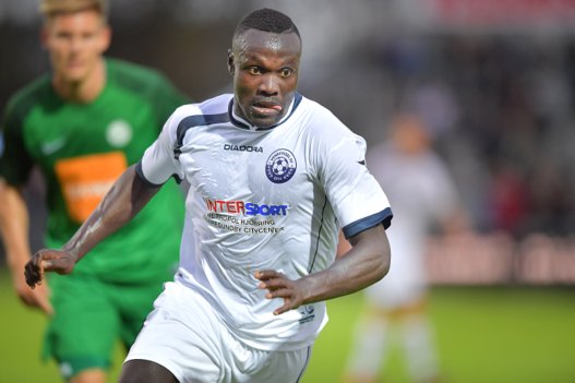 Moses Opondo slog igennem som seniorspiller i Vendsyssel, hvor han også var en markant profil, da klubben spillede i Superligaen. <i>Arkivfoto: Torben Hansen</i>