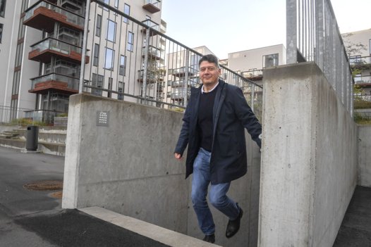 Morten Thiessen er en af de politikere, der er på vej op og ind i politik. Han føler sig overbevist om, at han nok skal komme ind i byrådet. Foto: Henrik Louis <i>Foto:Henrik Simonsen</i>
