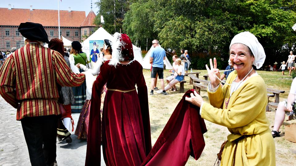 Historien bliver sprællevende, når Voergård Slot slår portene op til Middelalderdage fra 16. til 23. juli. <i>Arkivfoto: Kurt Bering</i>