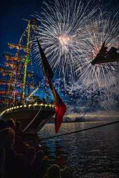 I 2019 slog man til Tall Ships Races Danmarksrekorden i største fyrværkeri. <i>Arkivfoto: Hans Ravn</i>