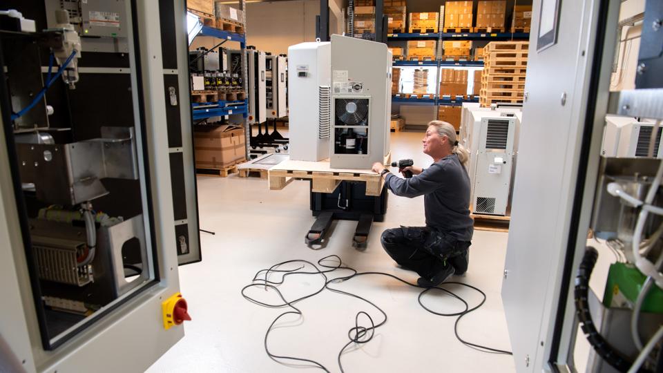 Green Instruments udvikler måleudstyr, der blandt andet benyttes af søfartsbranchen. Men lige nu står de i den mærkelige situation, at det går for godt for rederierne. <i>Arkivfoto: Henrik Louis</i>