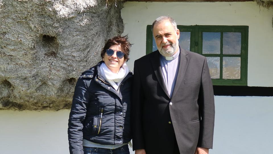 Linda Macktaby og pastor Ramzi Assali var på besøg på Læsø i 2019. <i>Privatfoto</i>