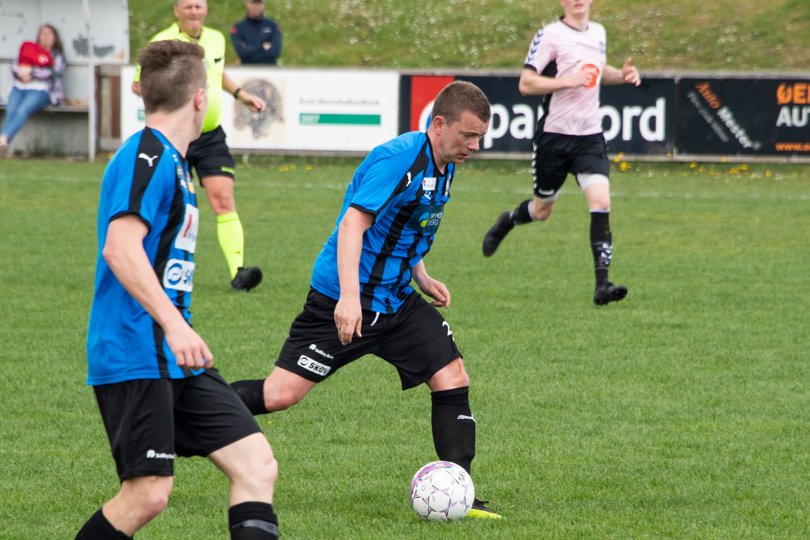 Mickey Berg kom igen på tavlen, da Morsø FC og Koldby/Hørdum spillede 3-3 <i>Arkivfoto: Peter Mørk</i>