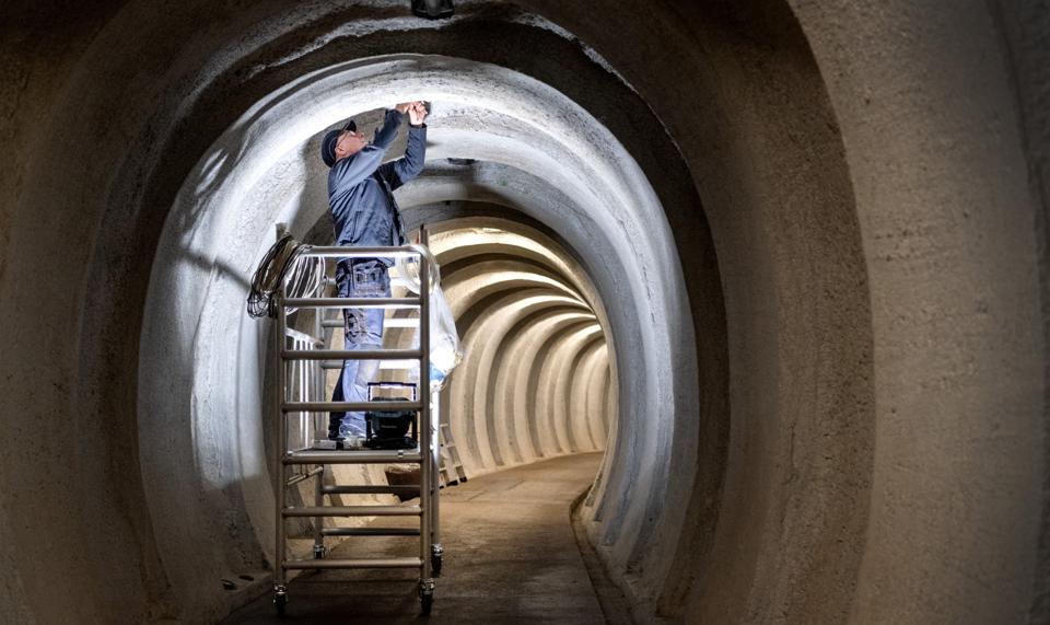 Snart åbnes koldkrigsbunkeren Regan Vest for publikum, og 25 guider skal være klar til at føre gæsterne på en to kilometer underjordisk vandring. <i>Arkivfoto: Torben Hansen</i>