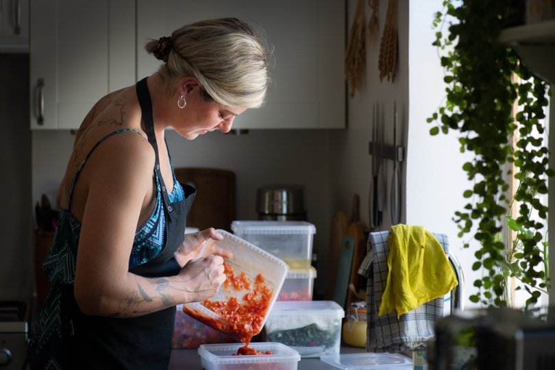 Emilie Qvist Kjærgaard har i to sæsoner drevet restauranten Medvind, der har opnået stor opmærksomhed både nationalt og internationalt for sin rendyrkede tilgang til bæredygtighed og lokale råvarer. <i>Torben Hansen</i>