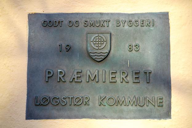 Den gamle politistation i Løgstør fik i 1983 bygningsprisen i den tidligere Løgstør Kommune. <i>Foto: Bo Lehm</i>